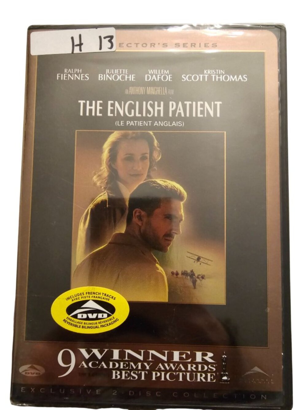 The English Patient DVD Collectors Series 2-Disc Set Winner Of 9 Academy Awards